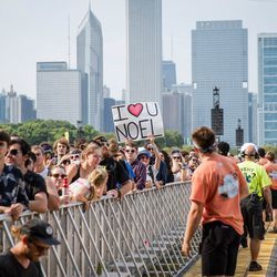 Fani în timpul spectacolului Liam Gallagher la Lollapalooza de joi, 3 august 2017. | Santiago Covarrubias / Pentru Sun-Times
