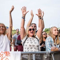 Fani în timpul spectacolului Liam Gallagher la Lollapalooza de joi, 3 august 2017. | Santiago Covarrubias / Pentru Sun-Times