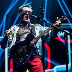 Solistul Muse, Matt Bellamy, concertează la Lollapalooza joi, 3 august 2017. | Santiago Covarrubias / Pentru Sun-Times