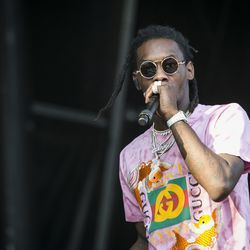 Trioul hip hop Migos cântă în prima zi a lui Lollapalooza în Grant Park, joi, 3 august 2017. | Ashlee Rezin/Sun-Times