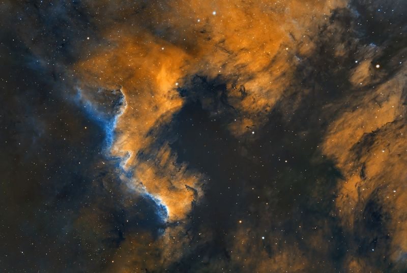 Imagen de la Nebulosa Pelícano, tomada por Gian Lorenzo Ferretti de University Village y publicada en su Instagram el 21 de mayo.