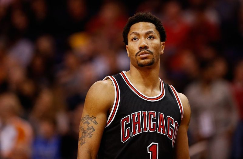 Derrick Rose under NBA-matchen mot Phoenix Suns på US Airways Center den 30 januari 2015 i Phoenix, Arizona. The Suns besegrade Bulls med 99-93. | Christian Petersen/Getty Images