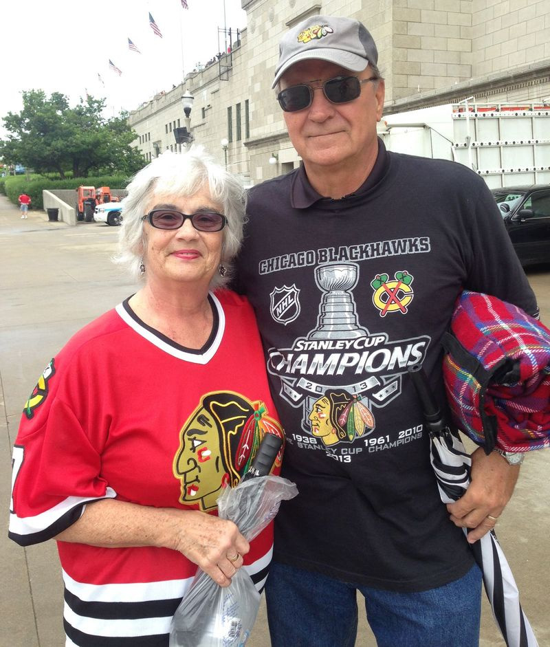 Karen e George Petraitis. | Jordyn Holman / For the Sun-Times