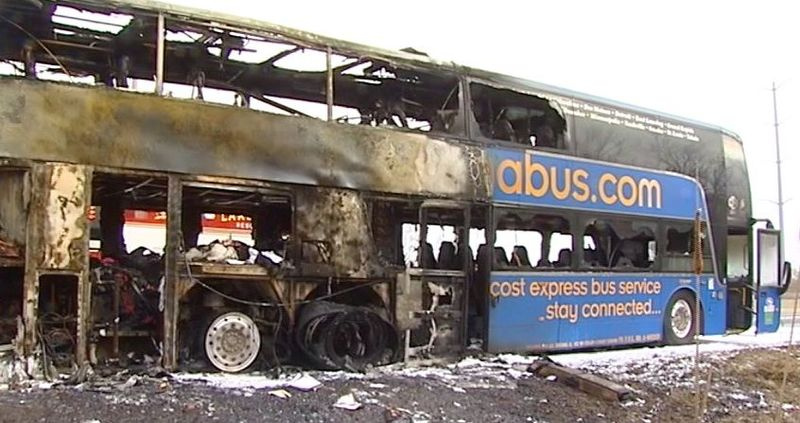 Une quarantaine de passagers se trouvaient à bord du Megabus de Chicago à Minneapolis lorsqu