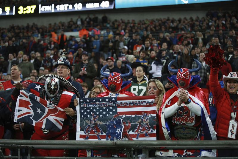 A NFL diz que os fãs alemães costumam viajar a Londres para assistir aos jogos das séries internacionais.