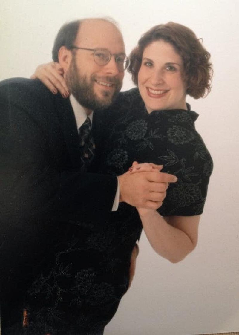 Stacy et Jeff Oliver quand ils se sont fiancés.