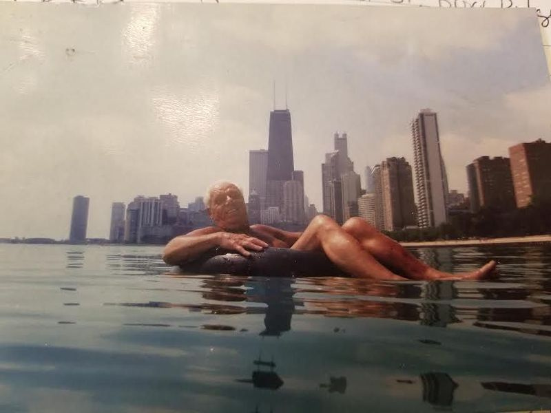 Paul Meador en la playa.