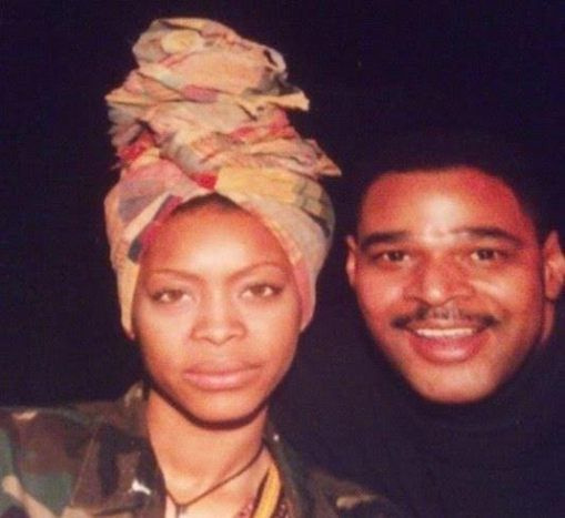 Piosenkarka Erykah Badu i Art Porter. | Facebook