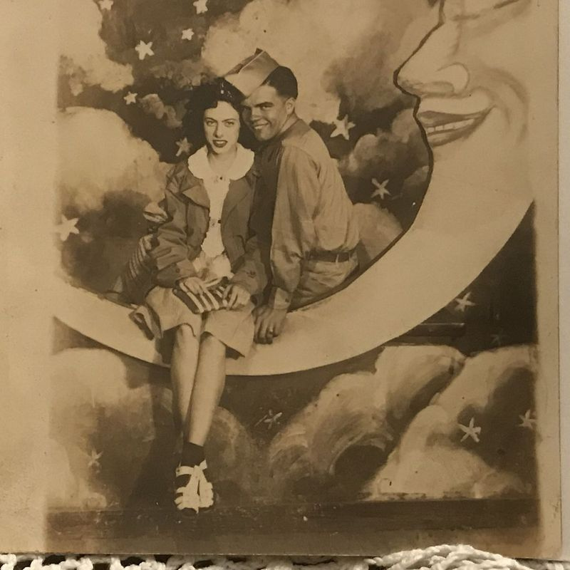 Dick og Marjorie Callahan i Chicagos gamle Riverview Park.