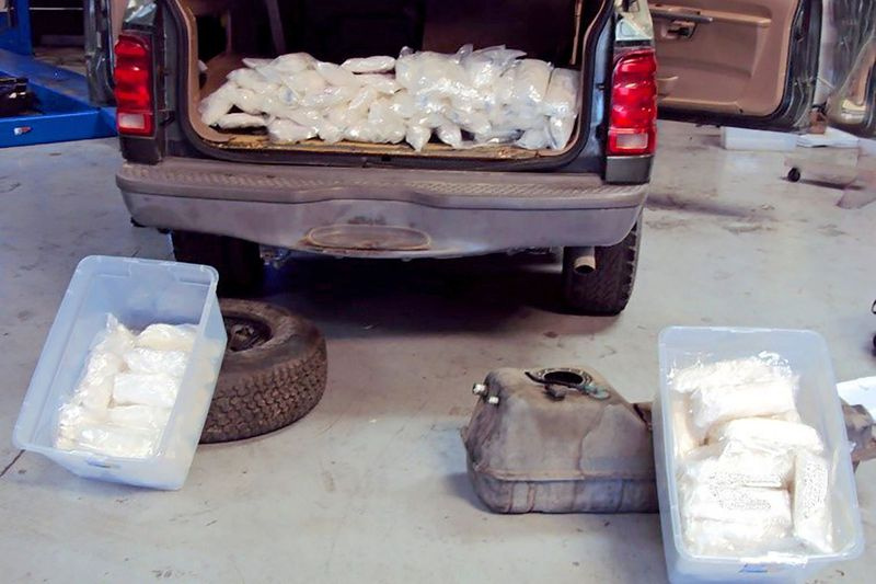 Het aantal inbeslagnames van meth door politie en justitie neemt toe.