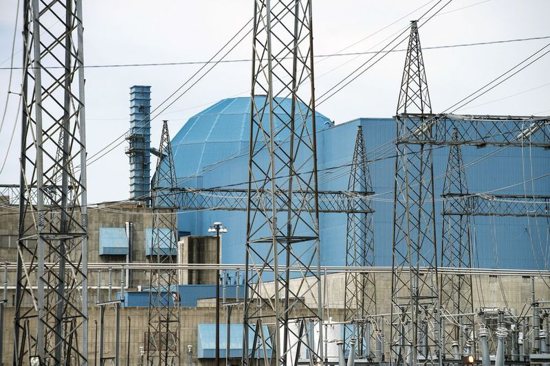 Šioje 2016 m. birželio 2 d. failo nuotraukoje pavaizduota „Exelon Corporation“ Clinton elektrinė Klintone, Ilinojaus valstijoje.