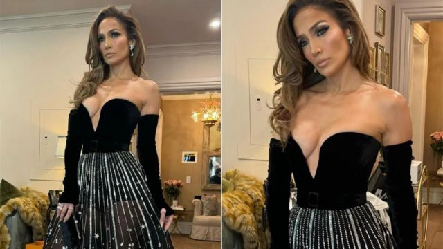 Jennifer Lopez suknelė zodiako tema sužavės jus