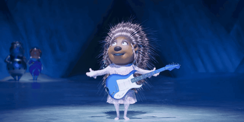   mit dem Stachelschwein aus Sing 2