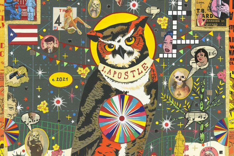 Uma visão recortada de The Watchman of Humboldt Park (I, Apostle), de Tony Fitzpatrick, fornecida por Tony Fitzpatrick