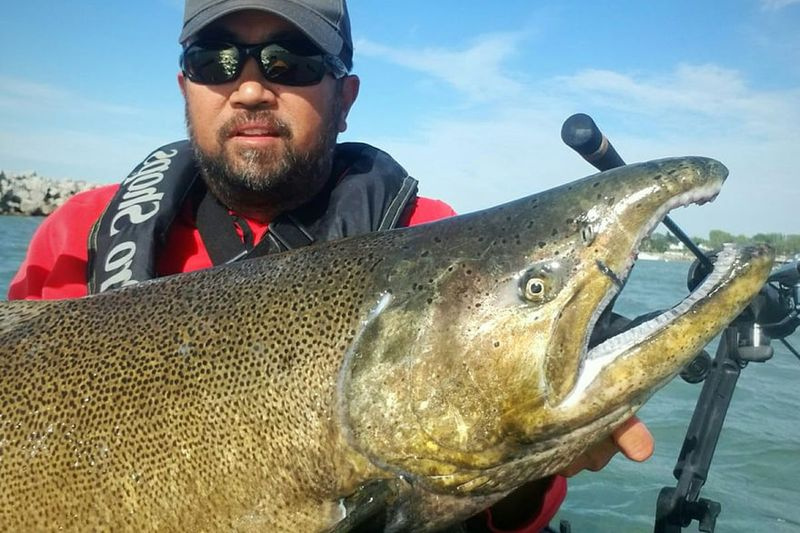 Gerard Urbanozo se unió al club de las 30 libras con este Chinook. Foto proporcionada