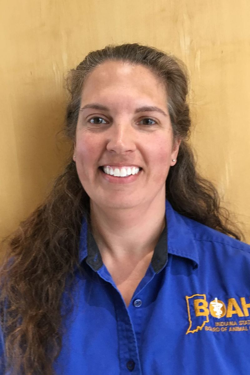 Dr. Jennifer Strasser, distrikt 1 feltveterinær og akvakulturkoordinator for Indiana State Board of Animal Health. Vedlagt bilde
