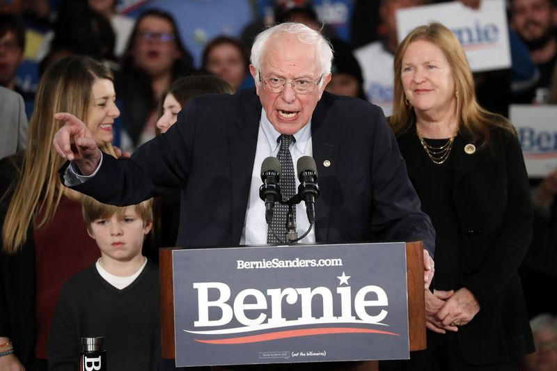 Den demokratiske presidentkandidaten senator Bernie Sanders, I-Vt.