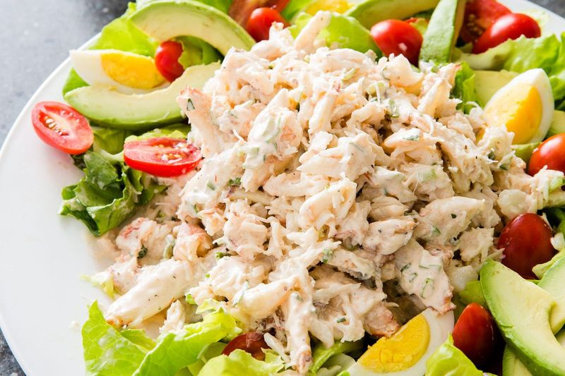 Crab Louis sallad.