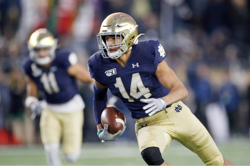 Notre Dame sikkerhed Kyle Hamilton er et potentielt top-fem valg i næste forårs NFL Draft.