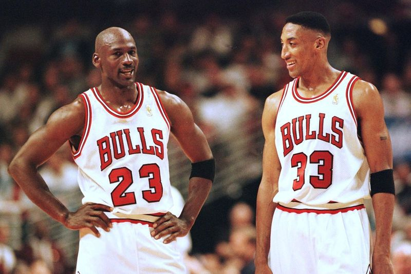 Michael Jordan i Scottie Pippen zdobyli sześć tytułów NBA jako koledzy z drużyny Chicago Bulls.