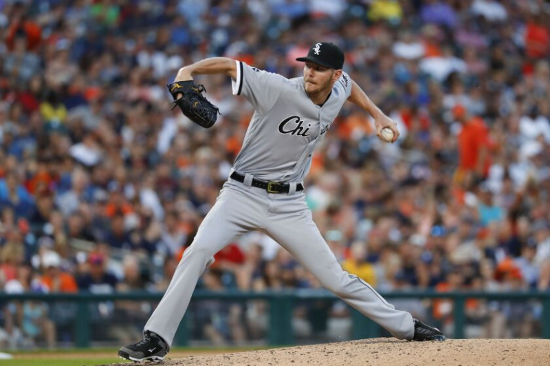   White Soxi kann Chris Sale vahetati White Soxilt Red Soxile 2016. aasta detsembris. (AP)