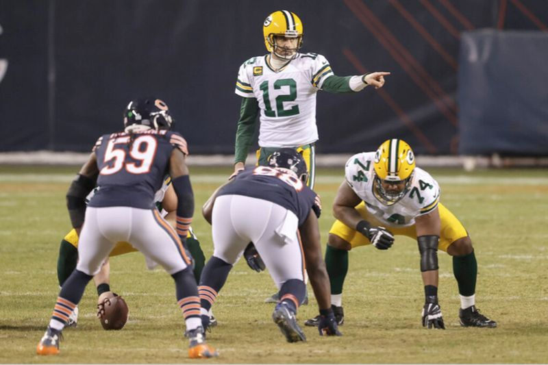 Aaron Rodgers adalah 21-5 menentang Bears.