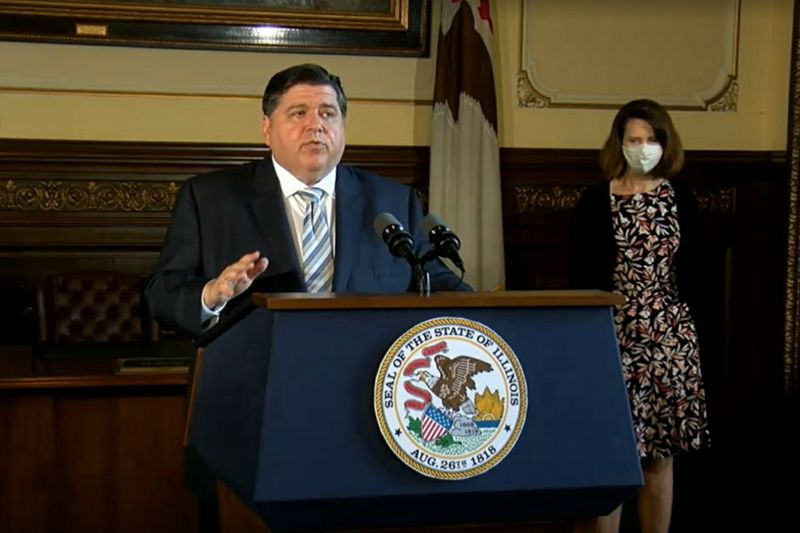 Il governatore J.B. Pritzker discute l