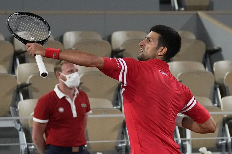 Novak Djokovic está a dos partidos de su vigésimo título de Grand Slam.