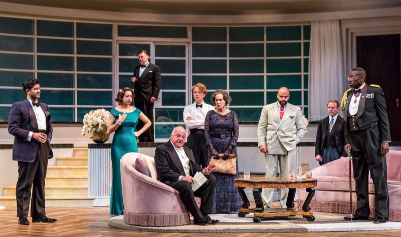 Rollelisten i And Then There Were None på Drury Lane Theatre.