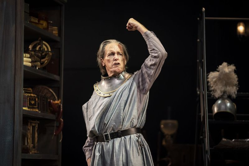 Larry Yando har hovedrollen som Constant Coquelin, den eneste av Sarah Bernhardts samtidige som ikke har noen betenkeligheter når skuespillerinnen tar på seg rollen som Hamlet i Bernhardt/Hamlet nå i sin Chicago-premiere på Goodman Theatre.