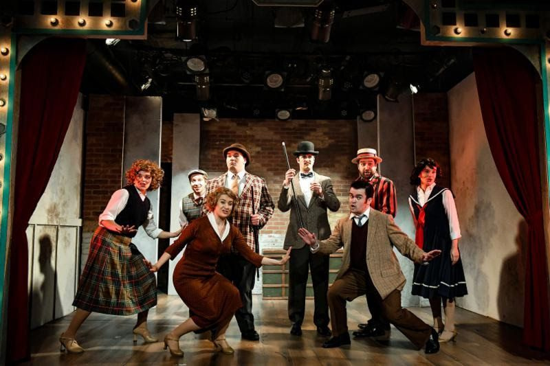 Igralska zasedba The Ballad of Lefty & Crabbe v Underscore Theatre Company.