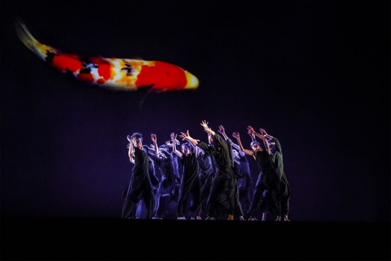   Cloud Gate Dance Theatre framför '13 Tongues'. 