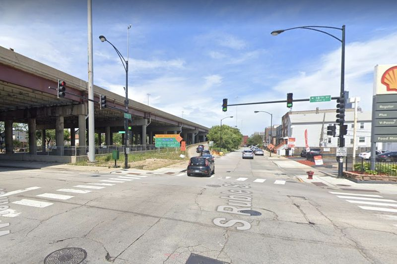 Rampa wjazdowa na 18th Street do Dan Ryan Expressway