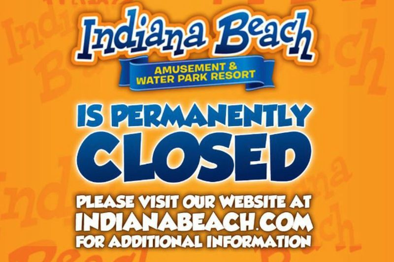 El parque de atracciones Indiana Beach anunció su cierre con una publicación en Facebook.