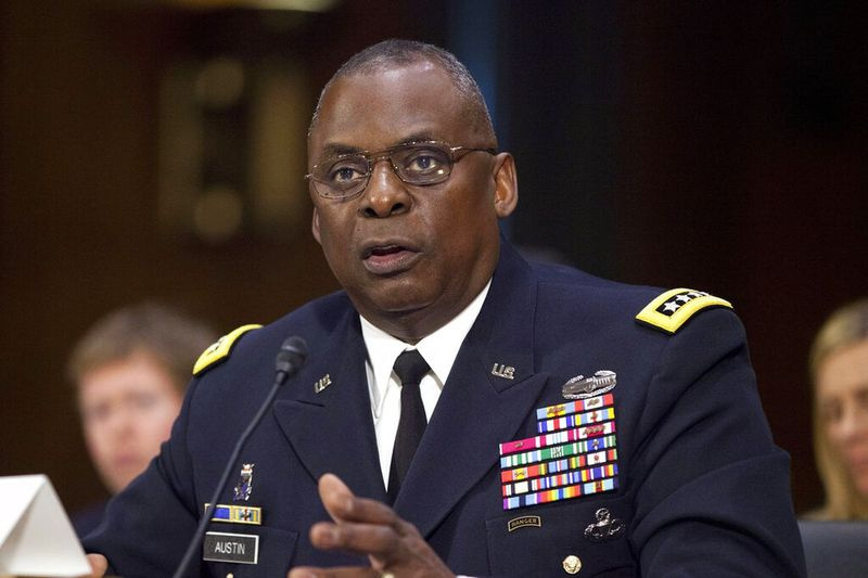 Dowódca Centralnego Dowództwa USA, gen. Lloyd Austin III, zeznaje na Kapitolu w Waszyngtonie.