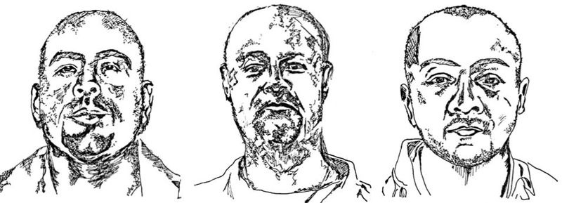 Armando Serrano, José Montañezas ir Ricardo Rodriguezas buvo atleisti nuo baudžiamosios atsakomybės po to, kai jų peticijos buvo paskirtos naujiems teisėjams. | Nora Toner Gosselin / Neteisybės laikrodis