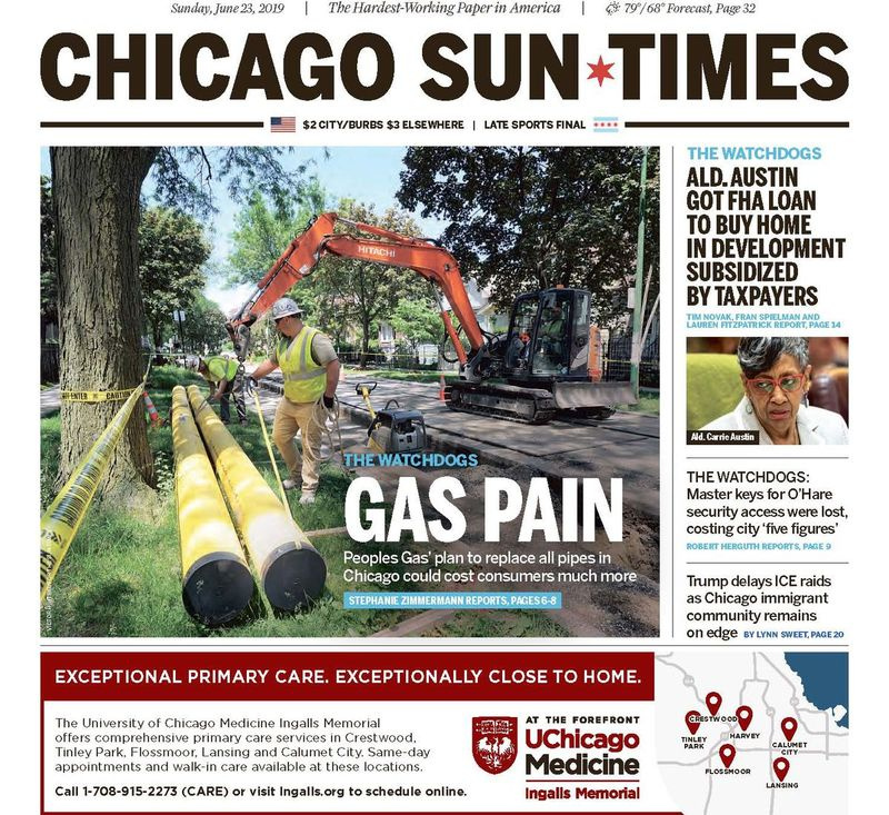 Přečtěte si zprávu Sun-Times z 23. června 2019.