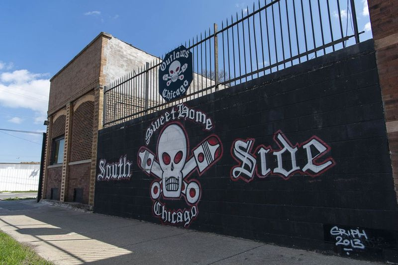 Het South Side clubhuis van de Outlaws Motorcycle Club. Orville Orvie Cochran leidde ooit het moederhoofdstuk dat daar gevestigd was.