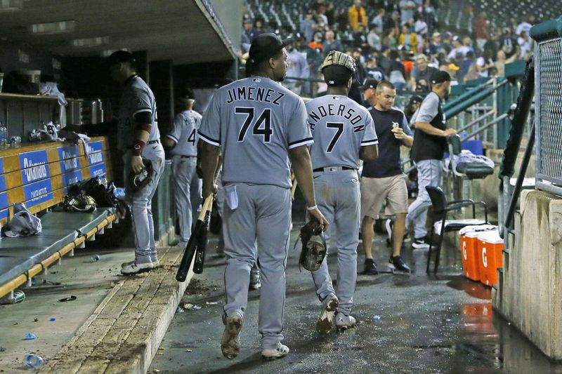 White Sox forlader dugout efter et tab til Tigers.