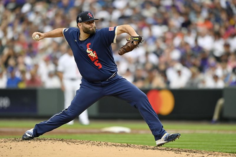 Lance Lynn, de los Medias Blancas, lanzó una entrada en blanco en el Juego de Estrellas del martes.